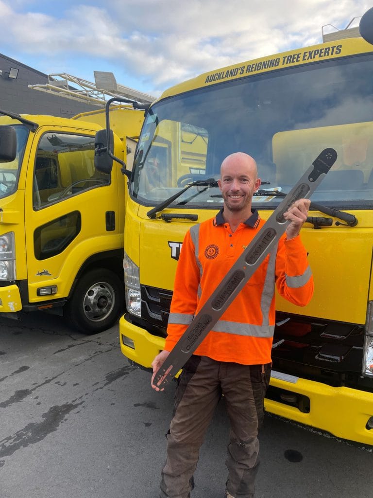 the winner of a Supreme ProLite 42-inch bar. James from Tree King